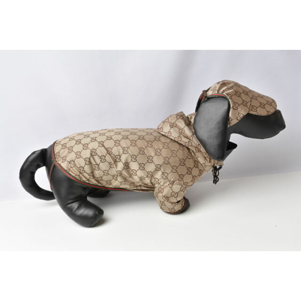 Gucci Pet Coat GG Nylon Brown - Picture 4 of 11